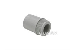 AS 170P, für Rohrschützer 10mm, Außengewinde PG7, IP40, PA6, -35°C/+80°C, grau, 